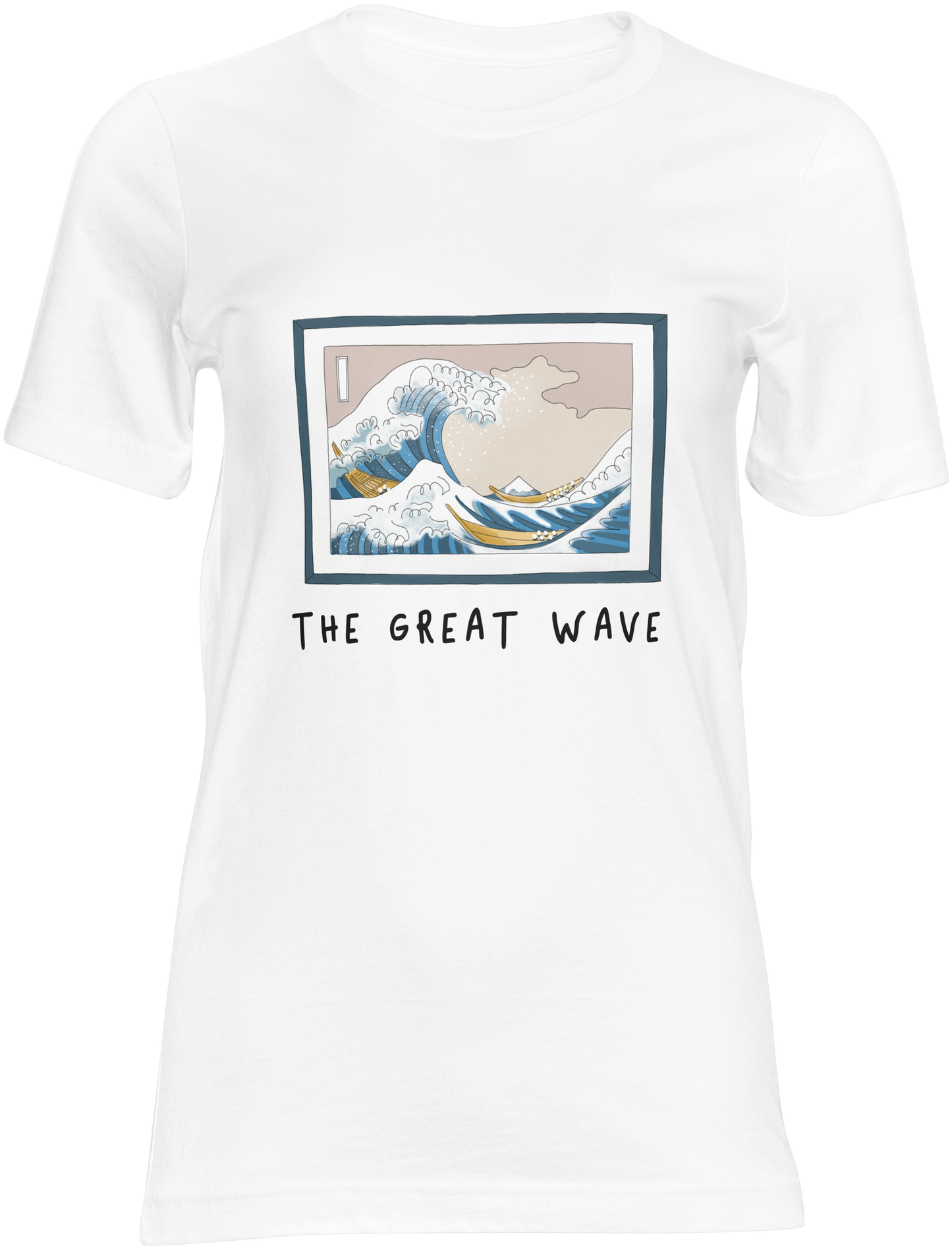 T Shirt La Gran Ola Hokusai Mujer
