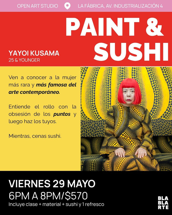 PAINT & SUSHI - YAYOI KUSAMA