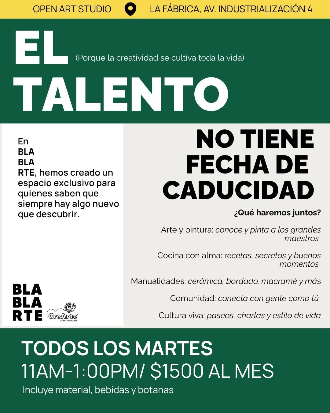EL TALENTO NO TIENE FECHA DE CADUCIDAD