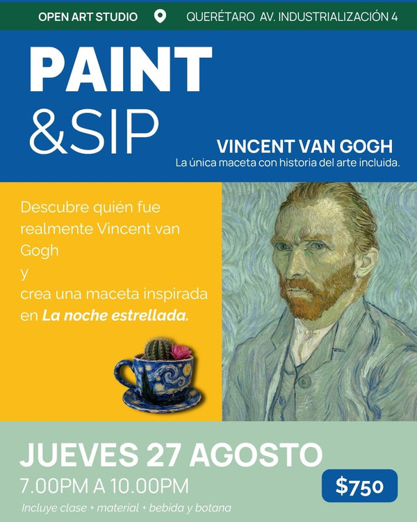 VAN GOGH, NOCHE ESTRELLADA EN UNA MACETA
