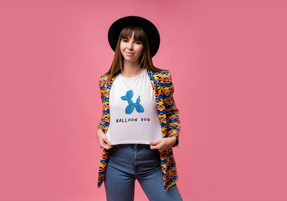 T Shirt The Baloon Dog Mujer